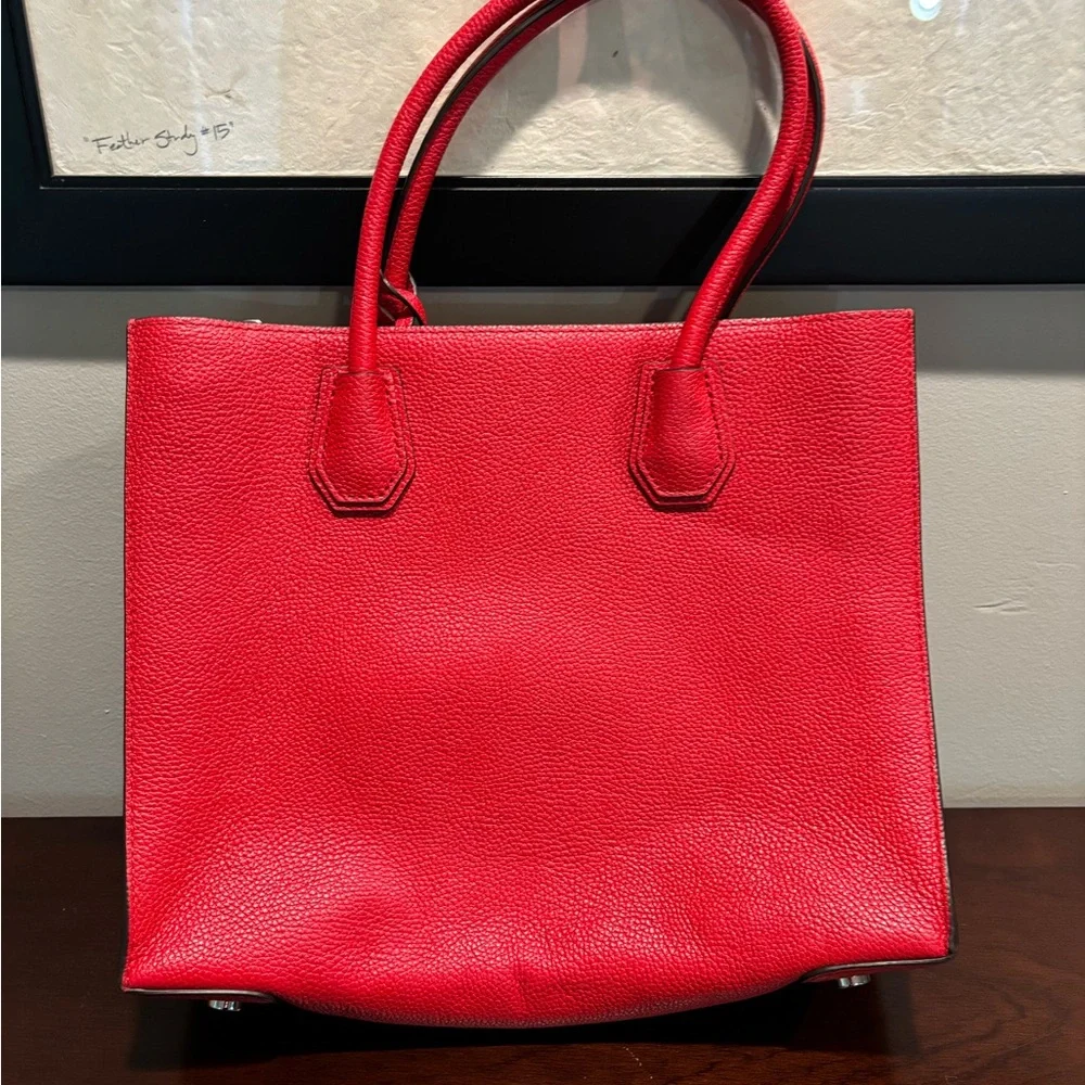 Michael Kors Vibrant Red Tote Bag - Picture 9 of 11